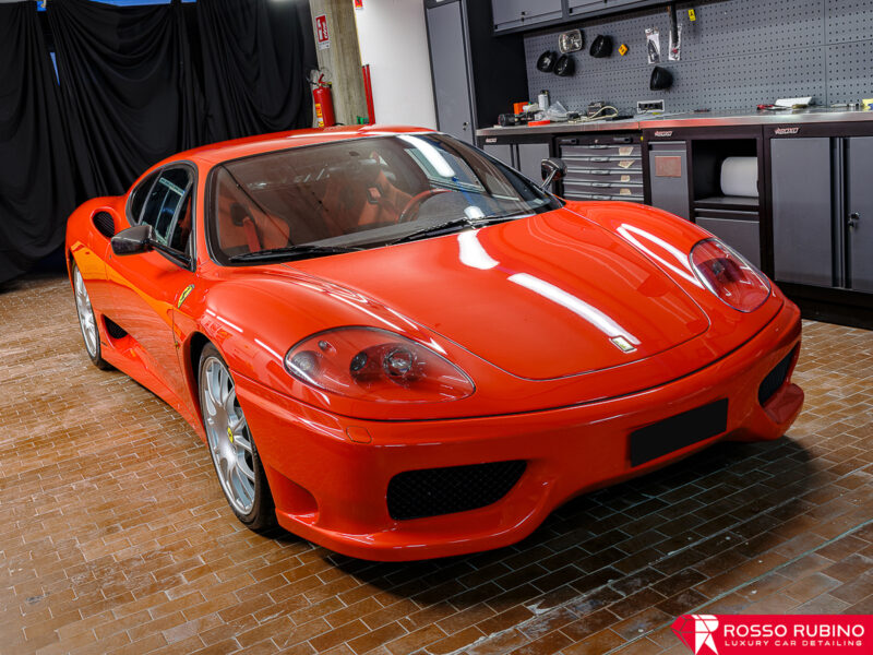 Ferrari - Rosso Rubino Car Detailing