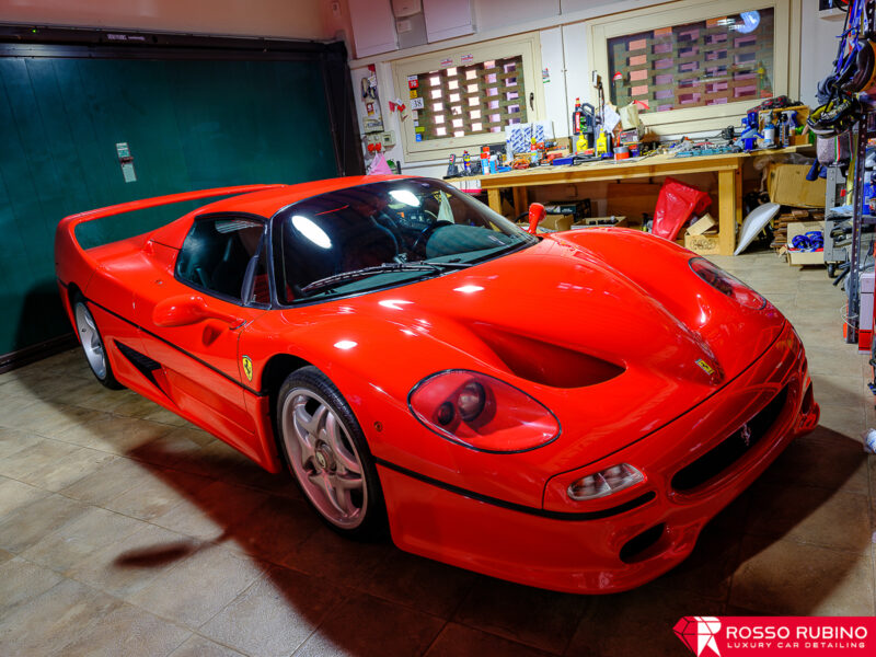 Ferrari - Rosso Rubino Car Detailing